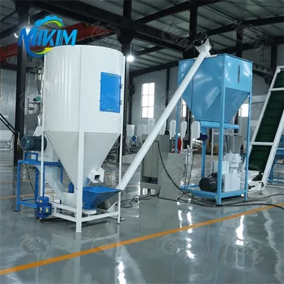 Poultry feed production line