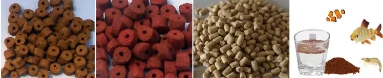 Aquaculture feed pellet samples Aquaculture feed pellet samples